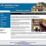 C.W. Builders Website Screenshot 2008