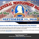 General Montgomery Day Website Screenshot 2010