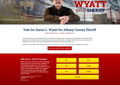 Sheriff Campaign Website