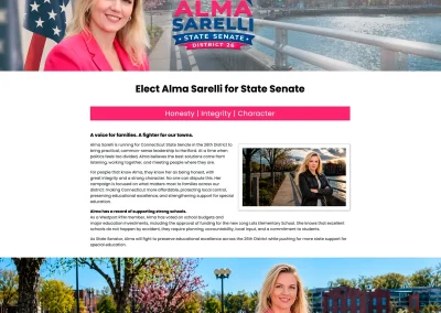State Senate Campaign Website