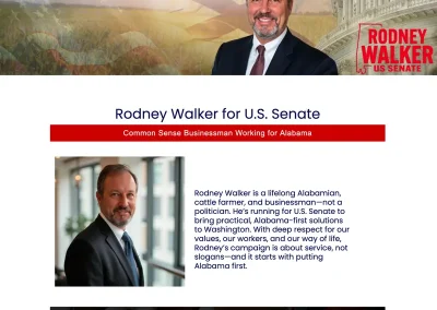 Senate Campaign Website
