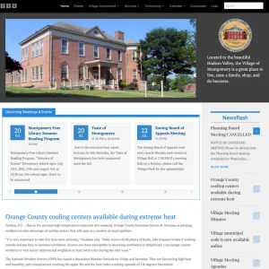 Village of Montgomery Second Redesign in