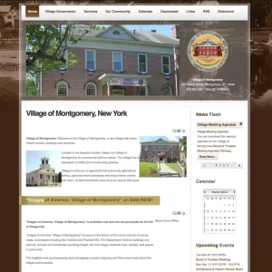 Village of Montgomery First Redesign in 2010