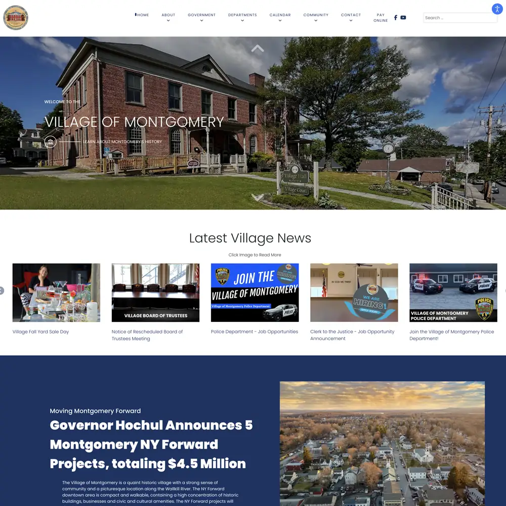 Village of Montgomery, NY website